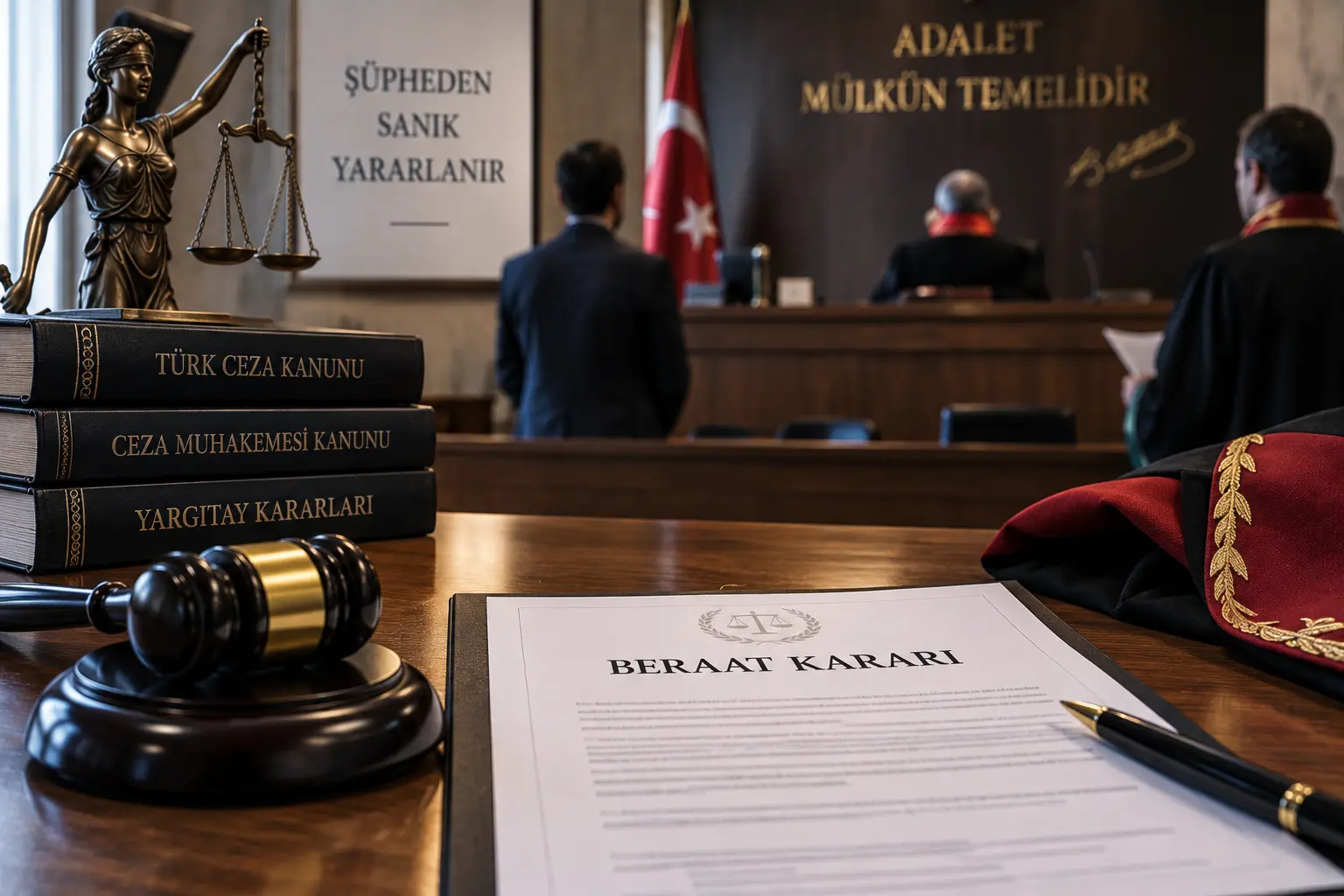 Ceza Davasında Beraat Kararı Hangi Hallerde Verilir ve Şüpheden Sanık Yararlanır İlkesi