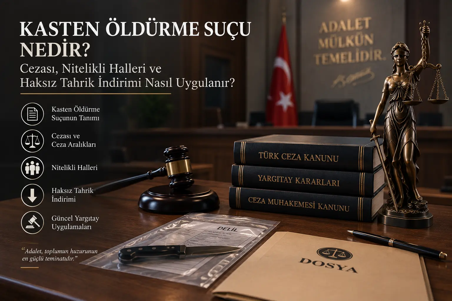 Kasten Öldürme Suçunun Hukuki Boyutu, Cezaları ve Savunma Stratejileri