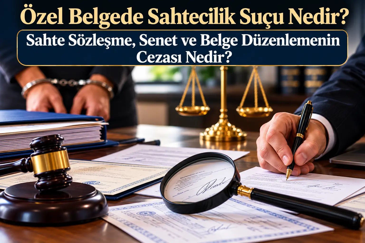 Özel Belgede Sahtecilik Suçunun Hukuki Boyutu ve Cezai Yaptırımları