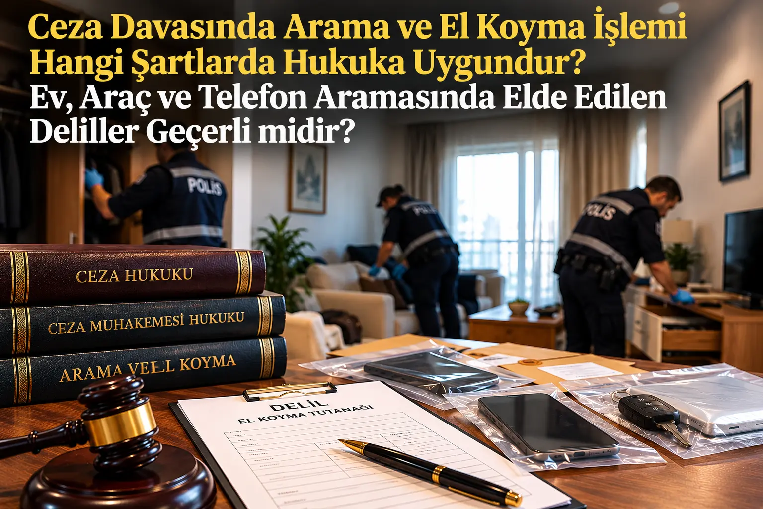Ceza Davasında Arama ve El Koyma İşlemi Hangi Şartlarda Hukuka Uygundur?