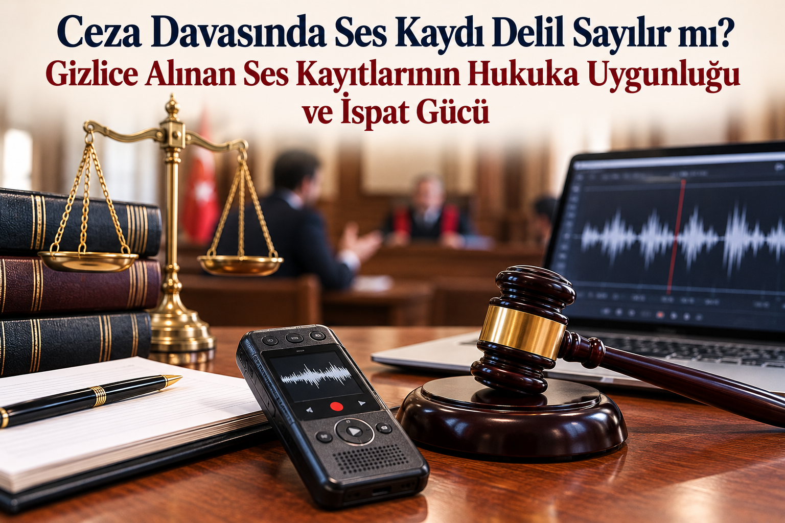 Ceza Davasında Ses Kaydı Delil Sayılır mı? Gizlice Alınan Ses Kayıtlarının Hukuka Uygunluğu ve İspat Gücü